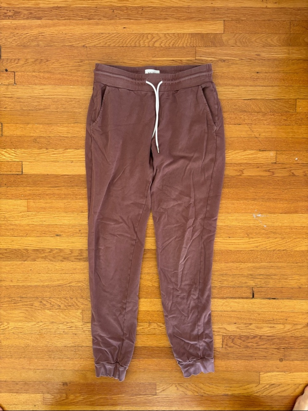 MATE the Label Mauve Brown Drawstring Jogger Pants